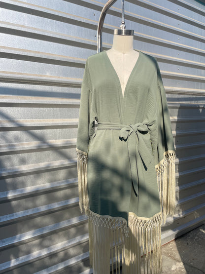 Fern/Olive Green Robes 2 Styles All Sizes SAMPLE SALE