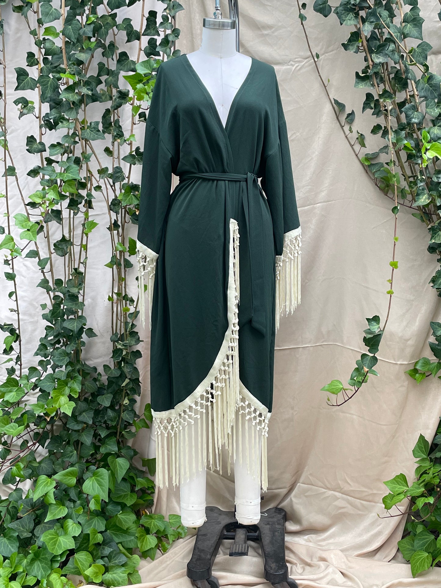 Heron Moss Robes in Matte fabric All Sizes Available up to 3X:  SAMPLE SALE