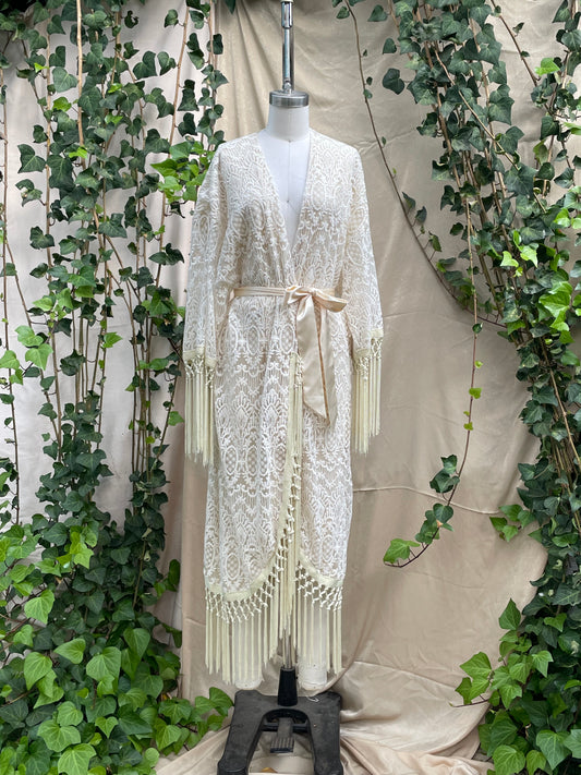 Lace Bridal Robe 'Athena' SAMPLE SALE