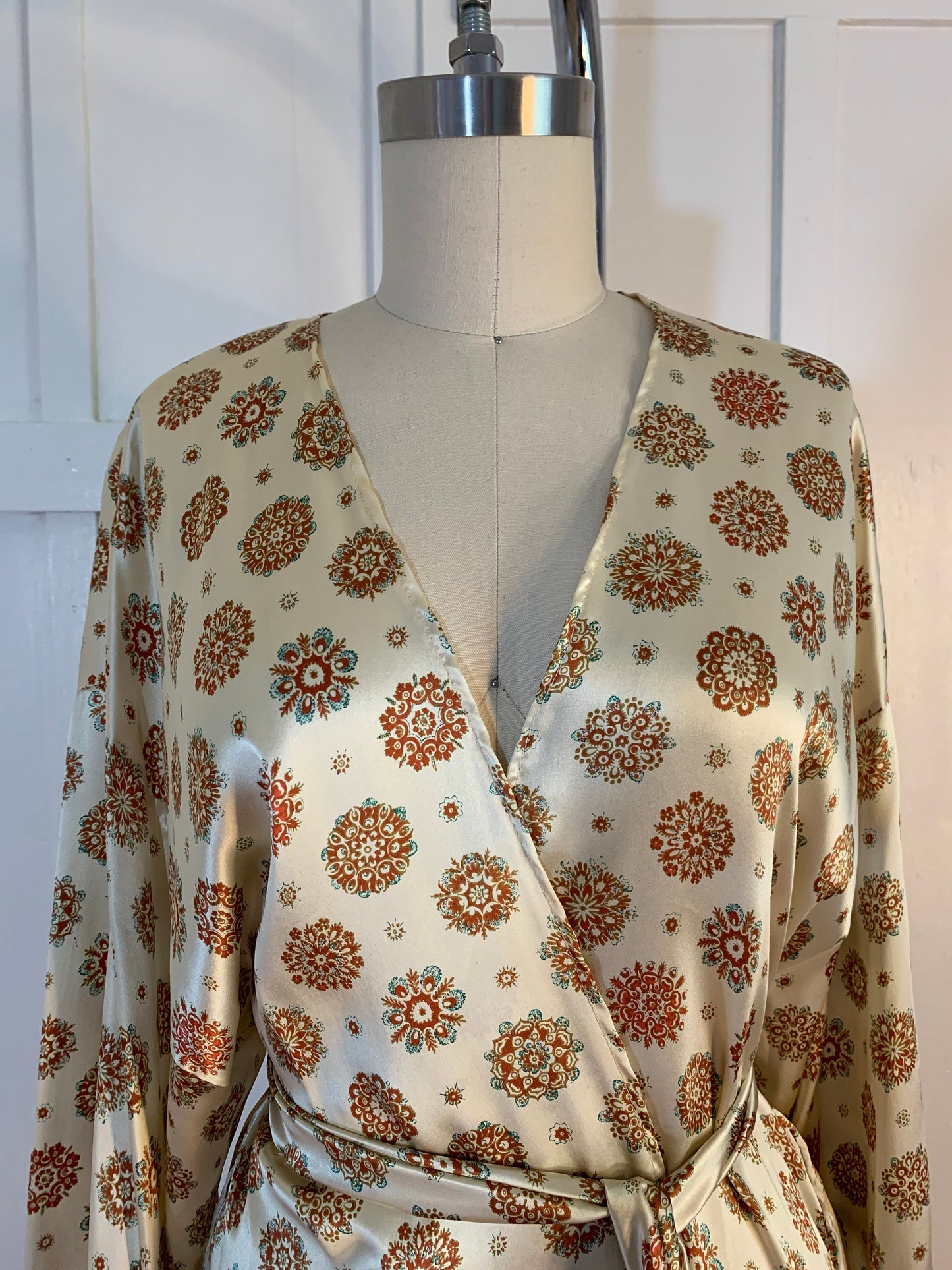 Silk Bohemian Medallion Sheryle Robe